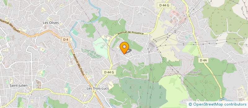 localisation de l'entreprise SCI CYRALEX  ALLAUCH