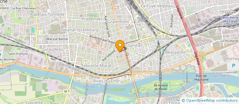 localisation de l'entreprise SCI CYRANN  TOURS