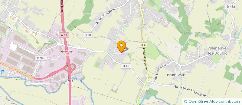 localisation de l'entreprise SCI CYRANO  VILLENEUVE-LES-BOULOC