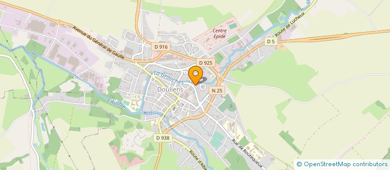 localisation de l'entreprise SCI CYRANO  DOULLENS