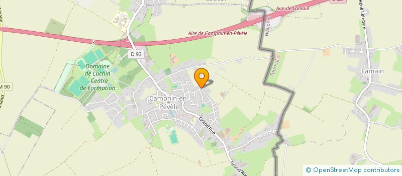 localisation de l'entreprise SCI CYRANO à CAMPHIN-EN-PEVELE