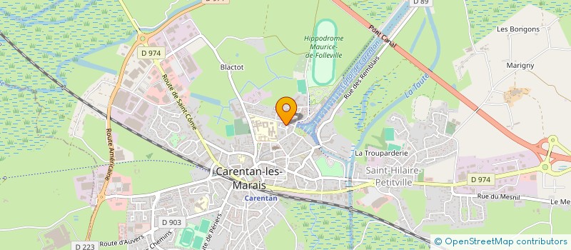 localisation de l'entreprise SCI CYRANO à CARENTAN-LES-MARAIS