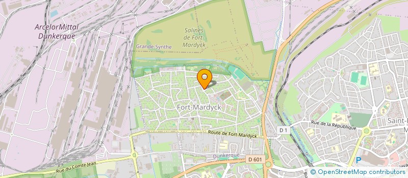 localisation de l'entreprise SCI CYRANO INVEST à DUNKERQUE