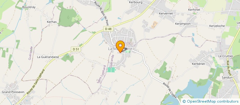 localisation de l'entreprise SCI CYRDAPA  GUERANDE