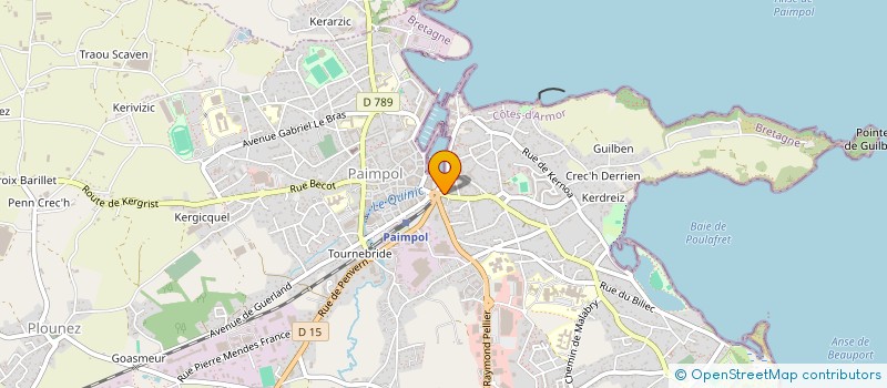 localisation de l'entreprise SCI CYRDOM I  PAIMPOL