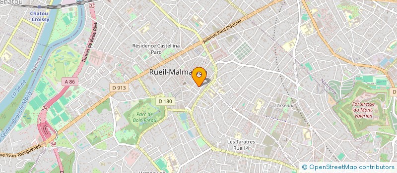 localisation de l'entreprise SCI CYREAL à RUEIL-MALMAISON