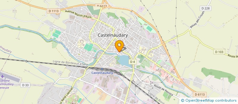 localisation de l'entreprise SCI CYREL D OC  CASTELNAUDARY