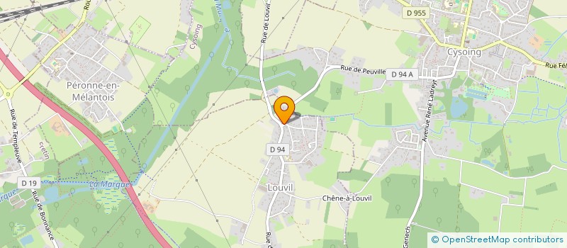 localisation de l'entreprise SCI CYREVICA  LOUVIL