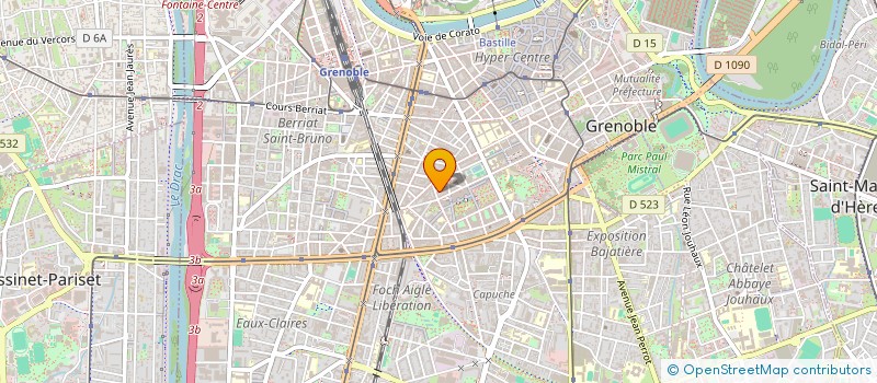 localisation de l'entreprise SCI CYRIALL à GRENOBLE