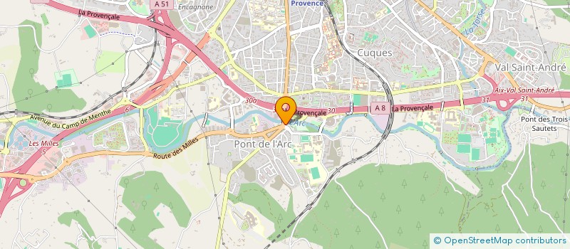 localisation de l'entreprise SCI CYRIANE à AIX-EN-PROVENCE
