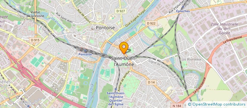 localisation de l'entreprise SCI CYRIC à SAINT-OUEN-L'AUMONE