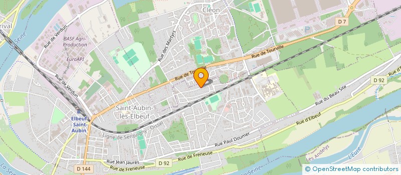 localisation de l'entreprise SCI CYRIL  SAINT-AUBIN-LES-ELBEUF