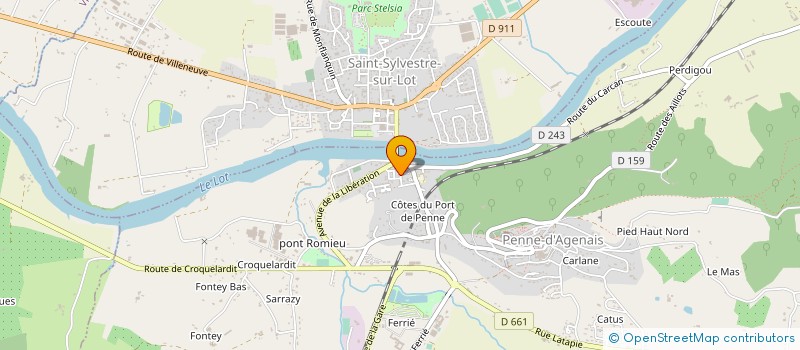 localisation de l'entreprise SCI CYRILLE  TREMONS