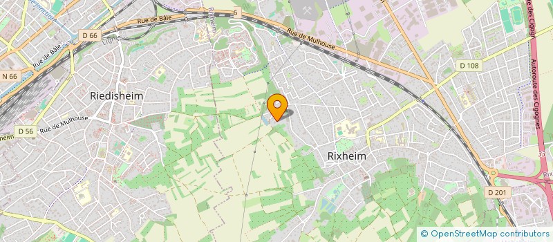 localisation de l'entreprise SCI CYRILLE  RIXHEIM