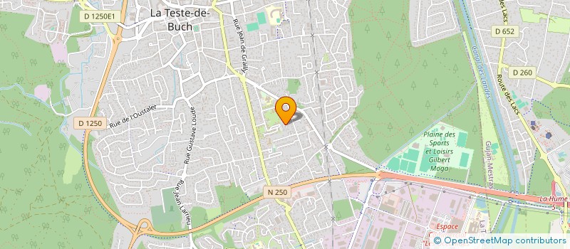 localisation de l'entreprise SCI CYRKA à LA TESTE-DE-BUCH