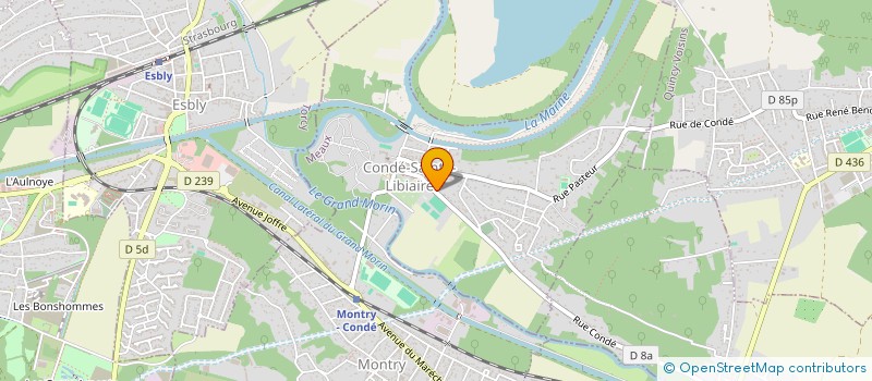 localisation de l'entreprise SCI CYRKA  CONDE-SAINTE-LIBIAIRE