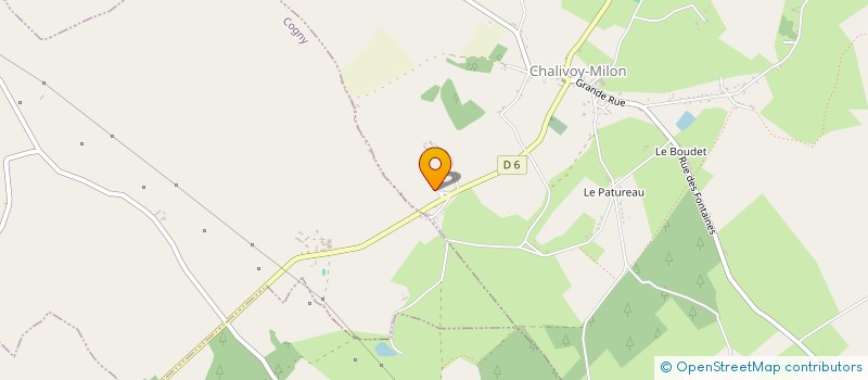 localisation de l'entreprise SCI CYRMALEX  CHALIVOY-MILON