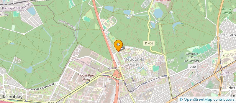 localisation de l'entreprise SCI CYRNOS à MEUDON