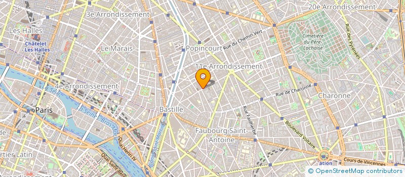 localisation de l'entreprise SCI CYROCCO  PARIS