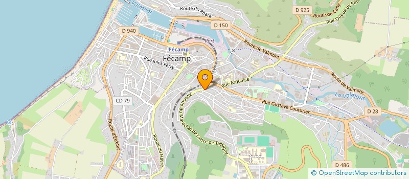 localisation de l'entreprise SCI CYS  FECAMP