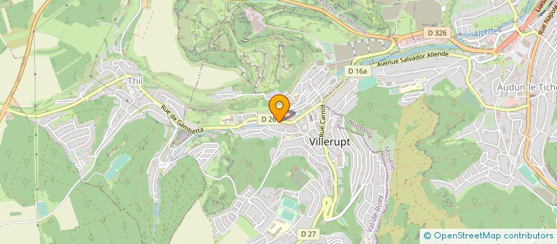 localisation de l'entreprise SCI  CYSAN  VILLERUPT