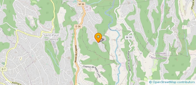 localisation de l'entreprise SCI CYTOS  VENCE