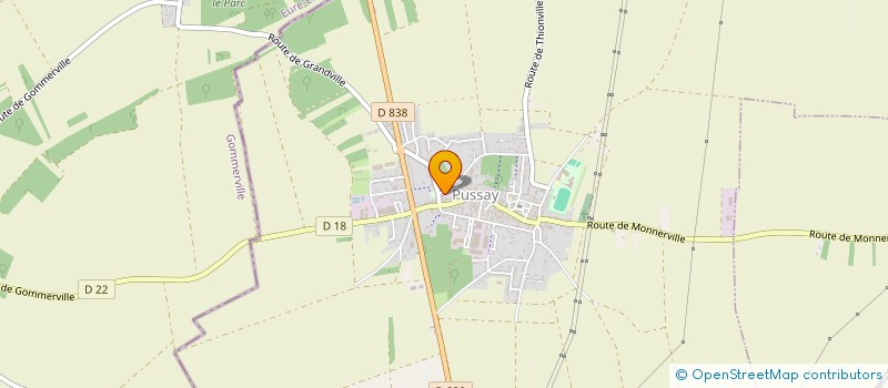 localisation de l'entreprise SCI CYTOSA  PUSSAY