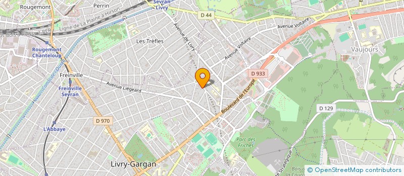localisation de l'entreprise SCI CYVASO à LIVRY-GARGAN