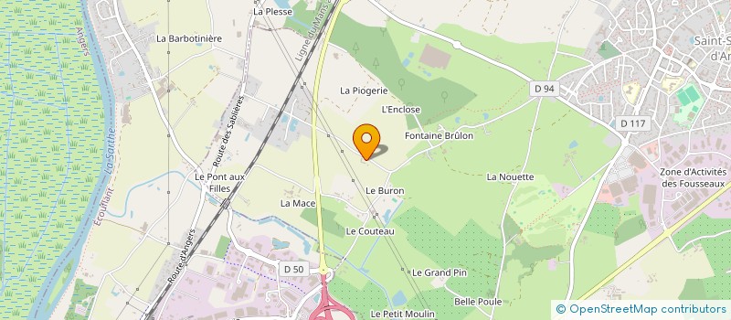 localisation de l'entreprise SCI CYVI  VERRIERES-EN-ANJOU