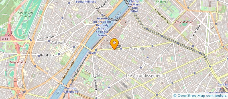 localisation de l'entreprise SCI CYVIR  PARIS