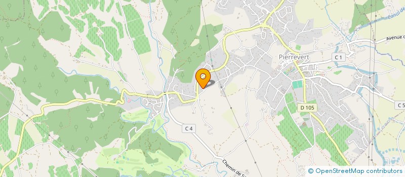 localisation de l'entreprise SCI CZ  PIERREVERT