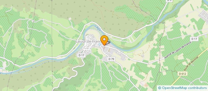 localisation de l'entreprise SCI CZ  LATOUR-DE-FRANCE