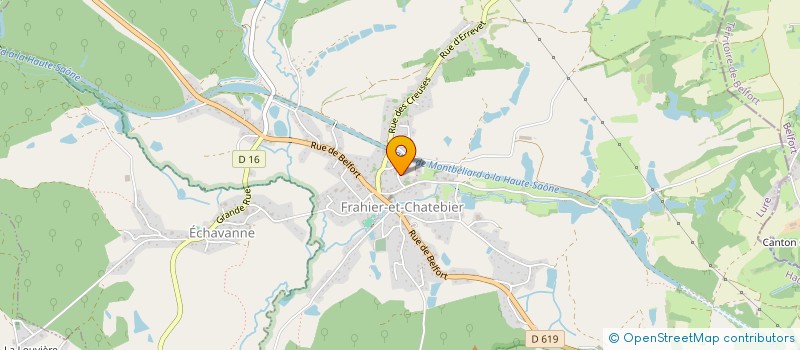 localisation de l'entreprise SCI CZ1  FRAHIER-ET-CHATEBIER