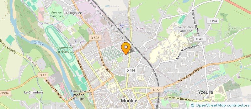 localisation de l'entreprise SCI CZORSZTYN à MOULINS