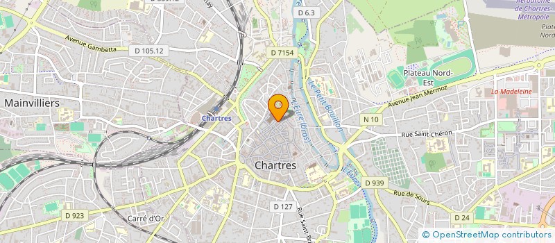 localisation de l'entreprise SCI CZS à CHARTRES