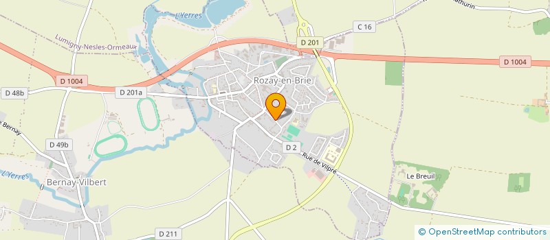 localisation de l'entreprise SCI CZV  ROZAY-EN-BRIE
