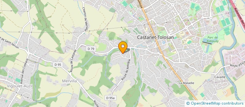 localisation de l'entreprise SCI D 2 F à CASTANET-TOLOSAN