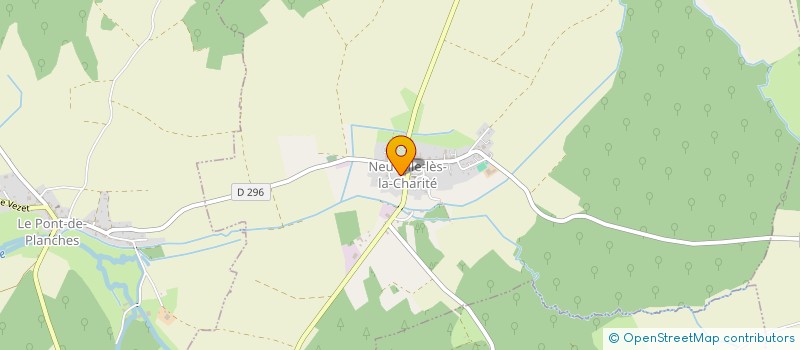 localisation de l'entreprise SCI  D 3 M  NEUVELLE-LES-LA-CHARITE