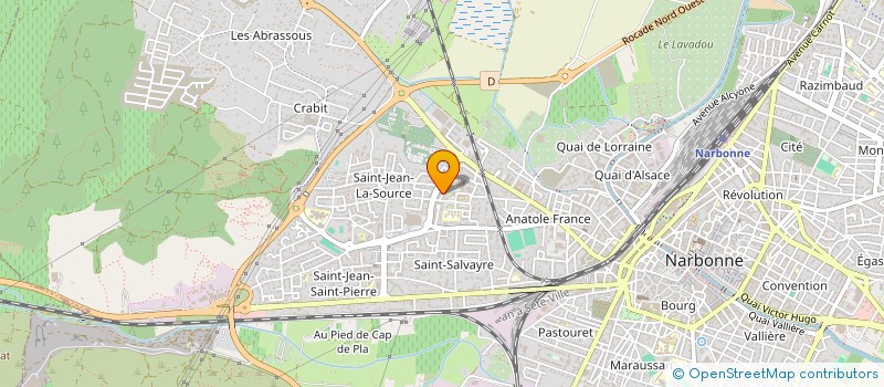 localisation de l'entreprise SCI D.3D à NARBONNE