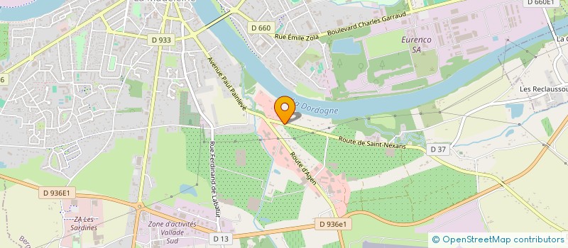 localisation de l'entreprise SCI D 4 L à BERGERAC