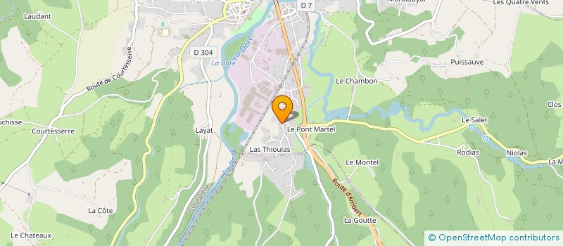 localisation de l'entreprise SCI D 4 O à COURPIERE