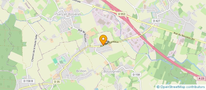 localisation de l'entreprise SCI D  BRILLON