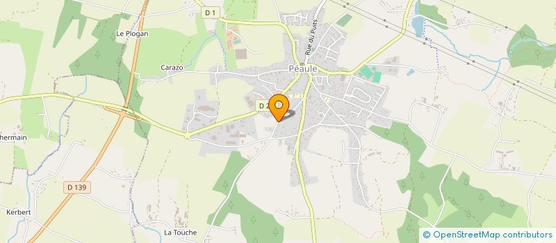 localisation de l'entreprise SCI D.A.B.  PEAULE