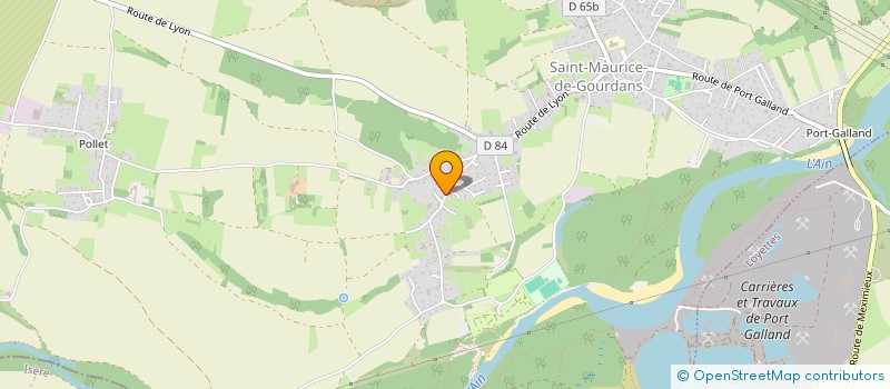 localisation de l'entreprise SCI D.A.C.M.L.  SAINT-MAURICE-DE-GOURDANS
