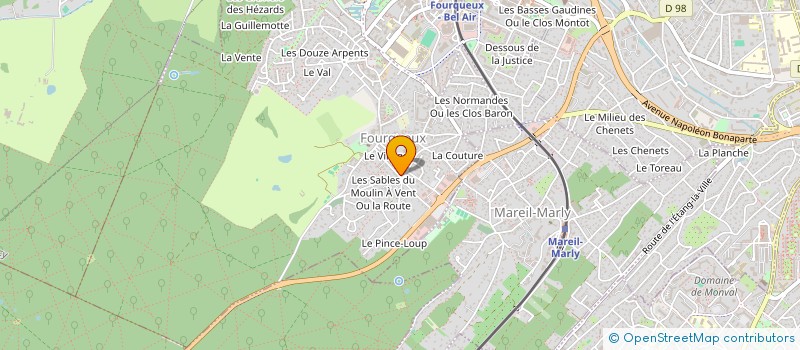 localisation de l'entreprise SCI D.A.H.  SAINT-GERMAIN-EN-LAYE