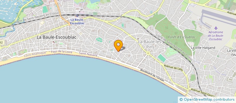 localisation de l'entreprise SCI D.A. LA BAULE à LA BAULE-ESCOUBLAC