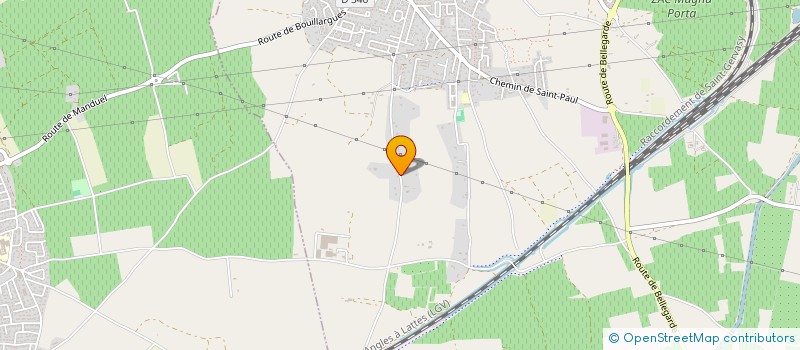 localisation de l'entreprise SCI D A M  MANDUEL