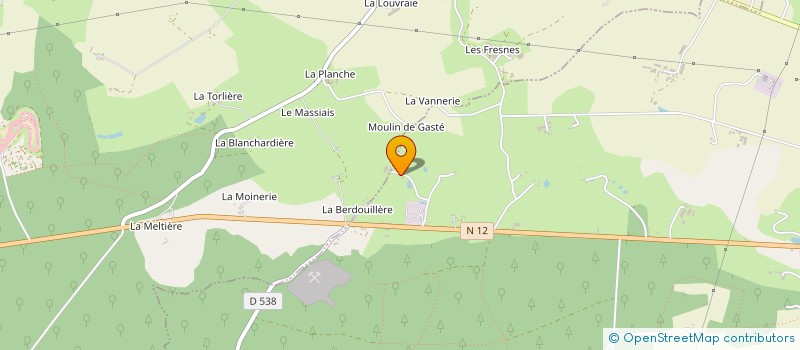 localisation de l'entreprise SCI D.A.M.  SAINT-GEORGES-BUTTAVENT