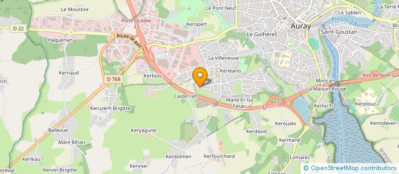 localisation de l'entreprise SCI  D.A.M.A  à AURAY