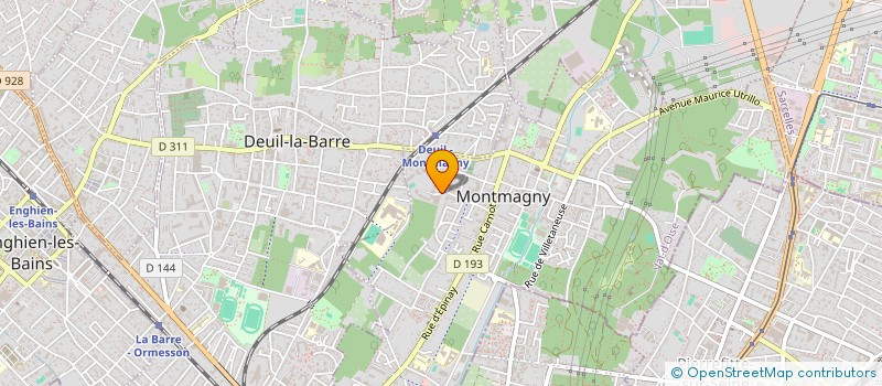 localisation de l'entreprise SCI D A O U  MONTMAGNY